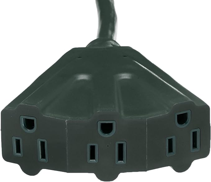Amazon Basics Indoor/Outdoor Extension Cord, 3-Prong Vinyl - Image 3
