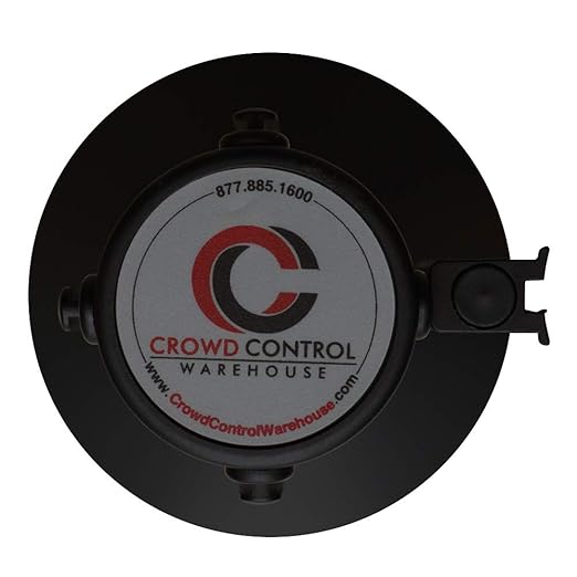 Crowd Control Warehouse CCW Series RBB-100 Set of 2 Stanchions - 11 Ft - Image 9