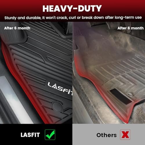 LASFIT Floor Mats for Ford Explorer 6 Seats with Second Row Center Console - Image 5