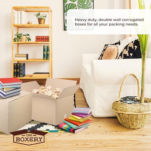 The Boxery 12"x12"x6" Heavy Duty Double Wall (ECT48) Boxes - 15 Count - Image 6