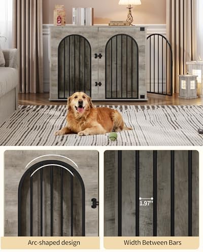 Hzuaneri 44.1'' Dog Crate Furniture,Dog Kennel Indoor for Medium/Large Dogs - Image 3