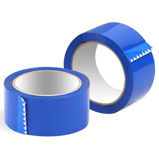 ABC Carton Sealing Tape 1.89 Inches Wide x 54.68 yd Length. 36 Rolls of Blue by ABCPackSupply%C2%AE