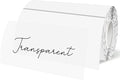 Transparent Thermal Labels Stickers 2x4 Inch, Self-Adhesive Clear Waterproof by Unknown