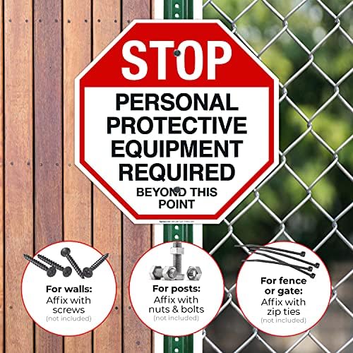 Personal Protective Equipment Required Sign, - Image 4