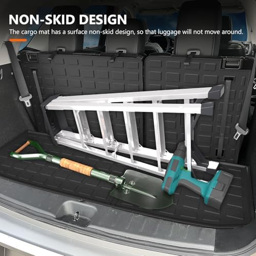 powoq Floor Mats Cargo Mat Compatible with 2022-2026 Nissan Pathfinder - Image 4