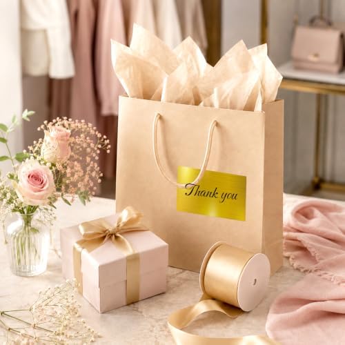 2 * 3Inch Holographic Gold Thermal Labels, Waterproof Printable Direct Thermal Stickers, Self-Adhesive for Small Business Logo, QR Code, Price Tag & Packaging, 200Pieces/Roll - Image 6
