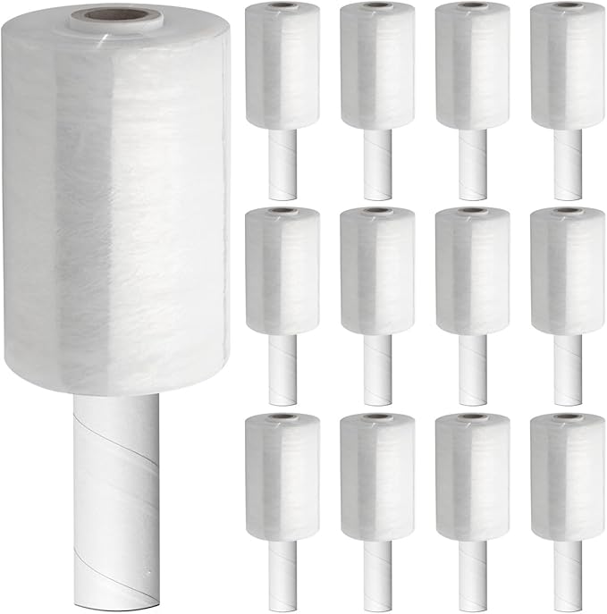 Shrink Wrap Roll for Moving | Stretch Wrap for Packing | Heavy Duty 12 Pack | by Unknown