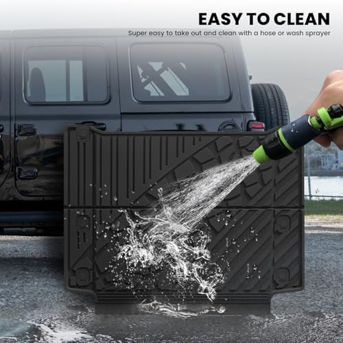 LASFIT Cargo Mat for Jeep Wrangler 4XE 2021-2025 4 Doors with Subwoofer - Image 6