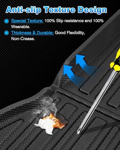 Cargo Liner for Jeep Compass 2017-2025 All Weather Trunk Mat for Compass Accessories Cargo Mat TPE Heavy Duty Anti-Slip - Image 5