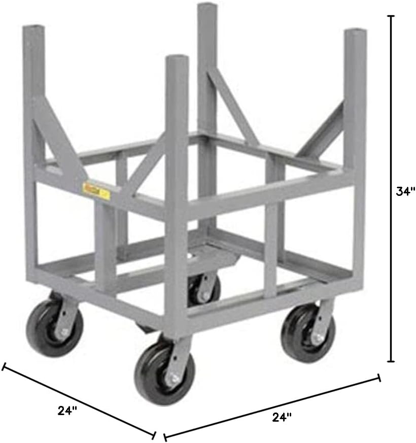 Little Giant Ergo Bar Cradle Truck, 24" L x 24" W x 34" H - Image 4
