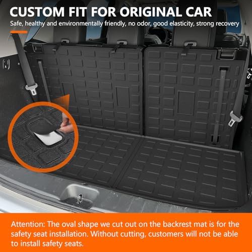 powoq Floor Mats Cargo Mat Compatible with 2022-2026 Nissan Pathfinder - Image 2