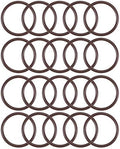 uxcell Fluorine Rubber O-Rings 25mm OD 21mm ID 2mm Width, Metric FKM Sealing Gasket, Pack of 20 by uxcell