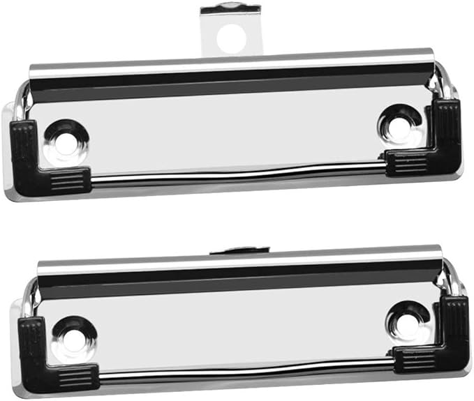 Meetory 15 Pack Clipboard Clips 3.94" Mountable Stainless Metal Clipboards - Image 3