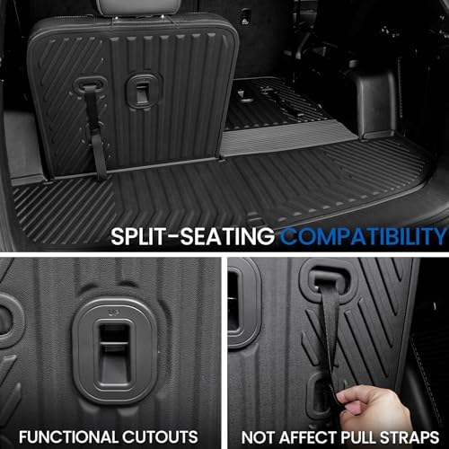 Floor Mats for Kia Sorento 2021-2026 Gas 6/7 Seats w/Cargo Mat - Image 6