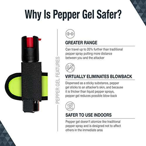 SABRE Runner Pepper Gel Spray for Running, Walking & Personal Safety - Image 3
