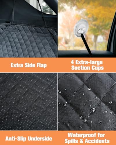 PETICON SUV Cargo Liner for Dogs, Trunk Cover with Bumper Flap Protector - Image 4