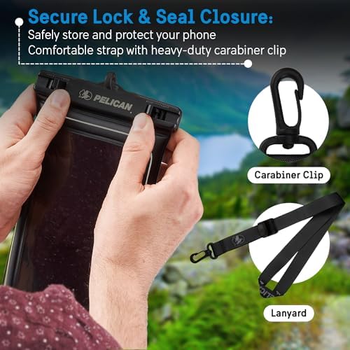 Pelican Marine Waterproof Phone Pouch (XL) - Stealth Black - Image 5