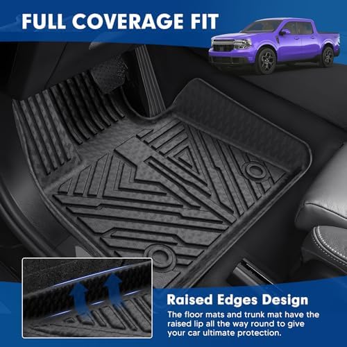 Floor Mat & Bed Mat for Ford Maverick 2022-2026(Only Hybrid) (4.5FT) - Image 3