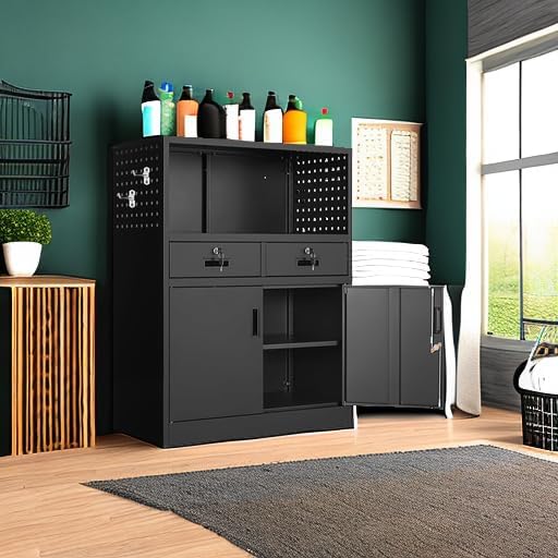 Yizosh Metal Storage Cabinet - Image 6