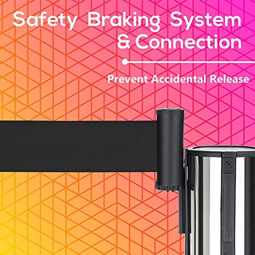 DuraSteel Chrome Crowd Control Barriers Stanchions - Image 4
