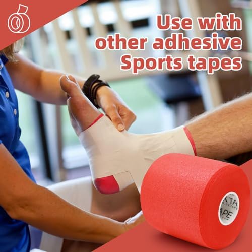 OK TAPE Pre Wrap Tape 4-Rolls 120 Yds Athletic Foam Underwrap for Sports - Image 5