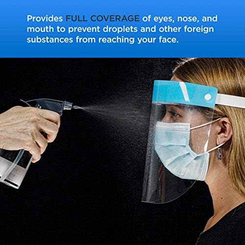 Salon World Safety 80 Protective Full Face Shields (8 Packs of 10) - Image 6