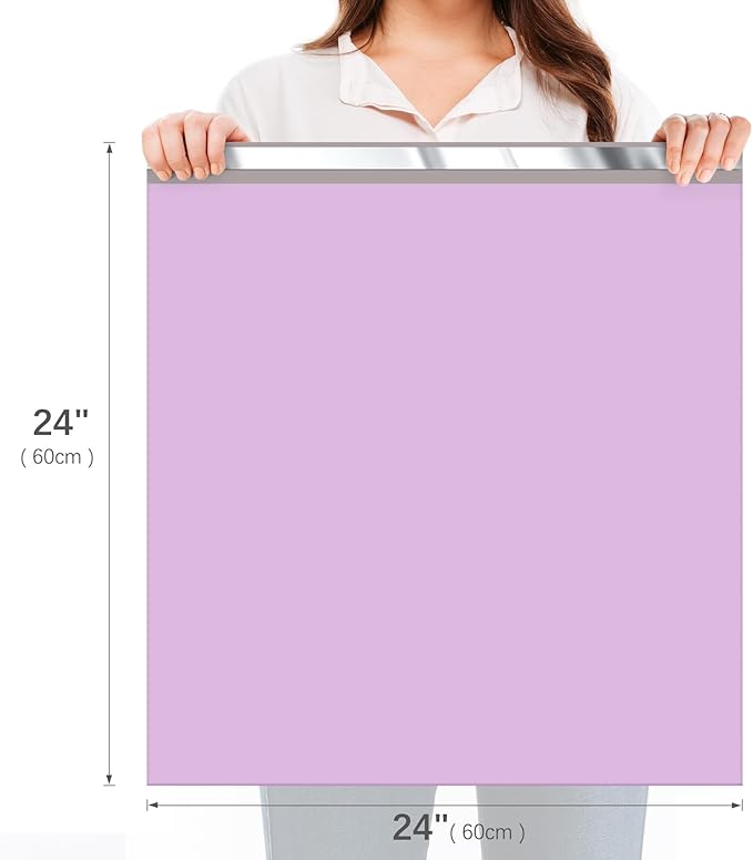 Fuxury Large Poly Mailers 24x24 Inch 100Pcs, Waterproof Shipping Bags - Image 2