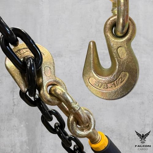 3/8-1/2" Folding Ratchet Load Binder G70 & G80-12,000 LBS WLL - Clevis Grab Hook, Chain Tie-Down - Image 7