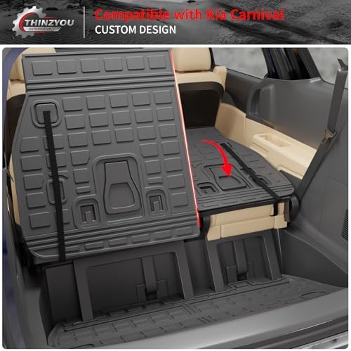 Cargo Mat for 2022-2026 Kia Carnival Gas/2025 2026 Carnival Hybrid - Image 6