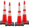 BESEA 36” inch Orange PVC Traffic Cones by BeSea