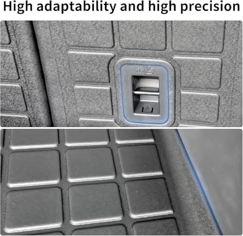 Cargo Mat with Backrest Protection for 2026 KIA Sportage（fit for Fuel&Hybrid）,TPE All Weather Protection Cargo Liner with Velcro Rear Seats Backrest car Accessories-Black - Image 4