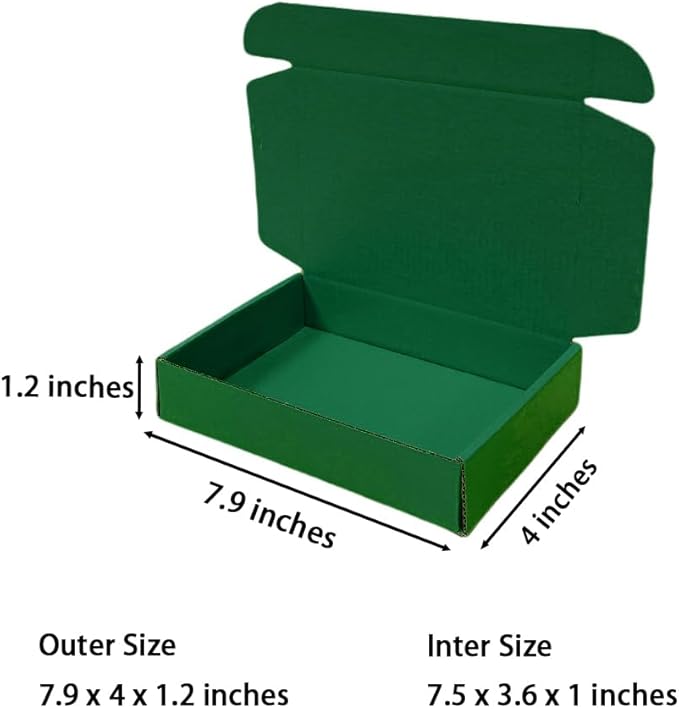 50 Pcs 7.9 x 4 x 1.2 inches Shipping Boxes - Image 2