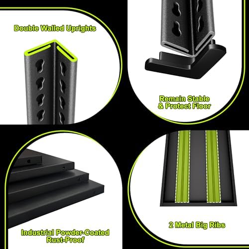 48" W Garage Shelving Heavy Duty, 2000 Lbs Loads Garage Storage Shelves Heavy Duty, Metal Shelving Units and Storage Racks, Industrial Utility Shelf,48" Wx16 Dx63 H, Black - Image 4