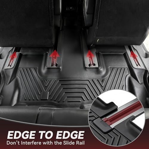 YITAMOTOR All Weather Floor Mats for Kia Telluride 2025-2020 7/8 Seater - Image 4