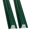 SmartSign - K-153-8-2 U-Channel Sign Post, Heavy-Duty | 8' Tall Baked Enamel by SmartSign