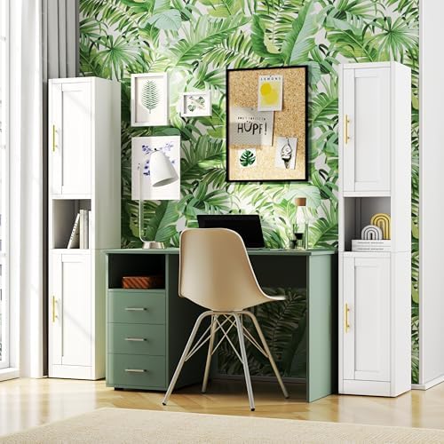 12 inch Wide Pantry Cabinet with Adjustable Shelves, Narrow Storage Cabinet - Image 2