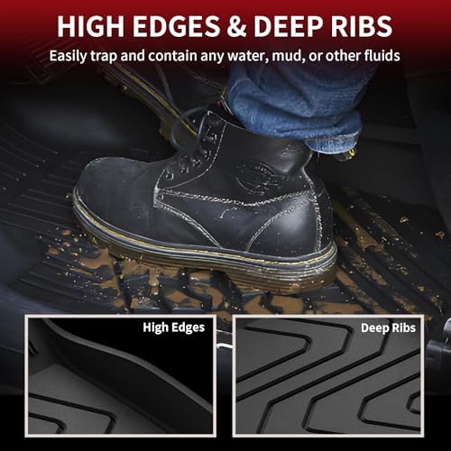 LASFIT Floor Mats Fit for Mazda CX5 2017-2025 TPE 1st & 2nd Row Liners - Image 3