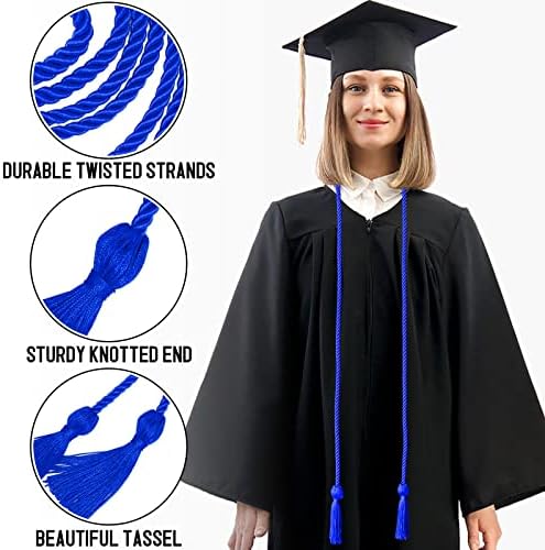 Graduation Cords Blue Cords for Graduation 2026 Graduation Honor Cords (Blue) - Image 3
