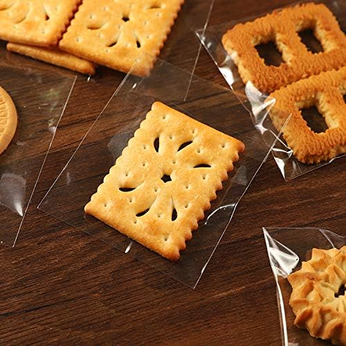 Morepack 3x5 In Cookie Bags Clear Self Sealing Cellophane Treat Bags 200Pcs - Image 3