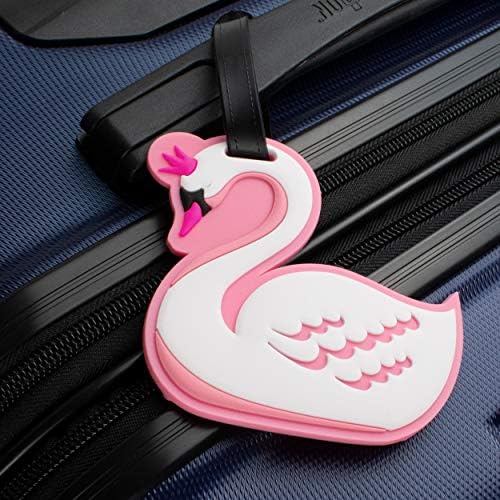 Miami CarryOn Novelty Collection Luggage ID Tags (2-Piece) (Swan) - Image 2