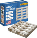 Greaton, Heavy-Duty 2-Way Entry Wooden Pallet – 23.5x23.5x5”, Industrial-Grade Hardwood Shipping Pallet, Durable, Reusable, Stackable, Easy to Handle, Commercial Use as a Floor-Pallet by Greaton