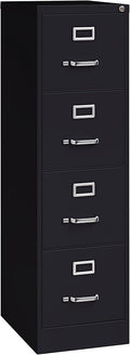 Commercial 4 Drawer Letter Width Vertical File Cabinet by Office+Dimensions