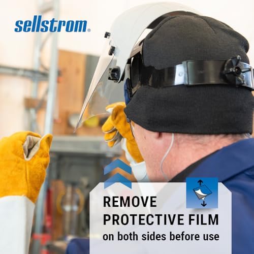 Sellstrom 301 Face Shield Uncoated Clear Tint, Unbound, ANSI Z87.1 - Image 6