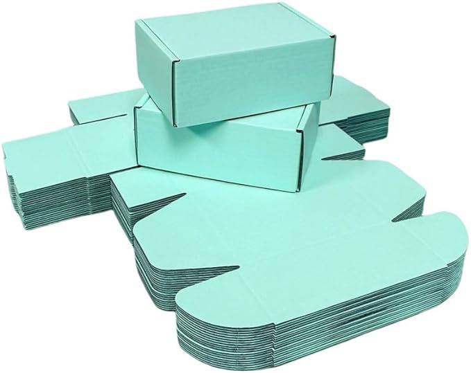 50 Pcs 4.3 x 3.1 x 2 inches Mini Size Corrugated Cardboard Gift Boxes - Image 4