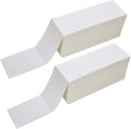 RyhamPaper 4" x 6" Fanfold Label Direct Thermal Labels by RyhamPaper