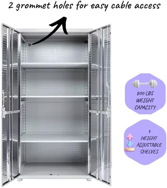 Heavy Duty Storage Solid Stainless Steel Cabinet - Image 4