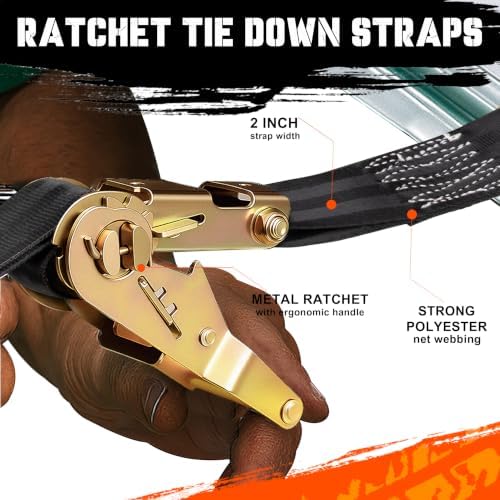 2" x 56' Center Ridge Strap Fits with Trailers & Rolling Tarp Systems - Image 6