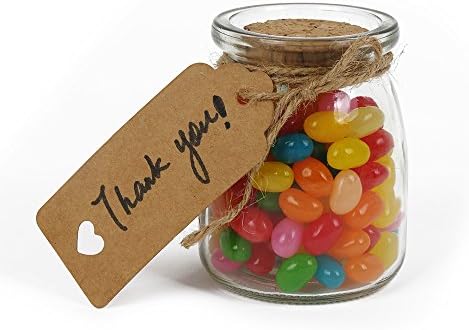 Kraft Thank You Gift Tags with Jute Twine, Classic, 150 Count - Image 3