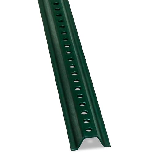 SmartSign U-Channel Sign Post, Medium Weight Sign Post, 8 Feet Tall Baked by SmartSign