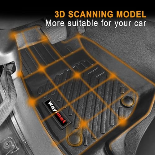 All Weather Floor Mats and Cargo Liner for 2018-2025 2026 Jeep Wrangler JL 2 Door Accessories TPE Rubber Mat Black (for 2018-2026 Jeep Wrangler JL 2 Door) - Image 2